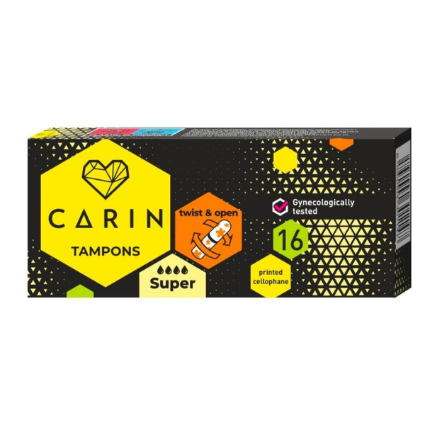 Poza produs TAMPOANE CARINE SUPER X 16BUC