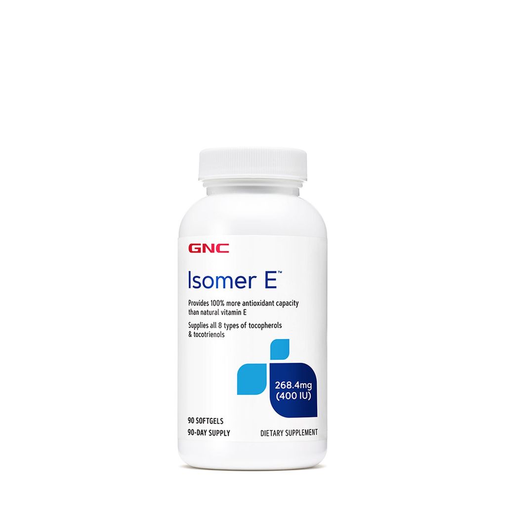 Poza produs GNC Isomer E Vitamina E Naturala cu Mix de Tocoferoli si Tocotrienoli | 90 Cps