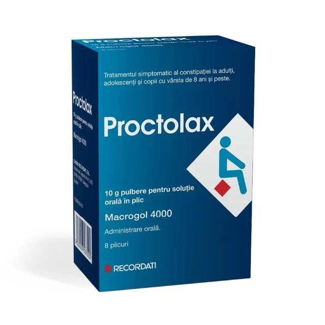 Poza produs Proctolax 10 g pulbere pentru solutie orala, Casen Recordati | 8 plicuri