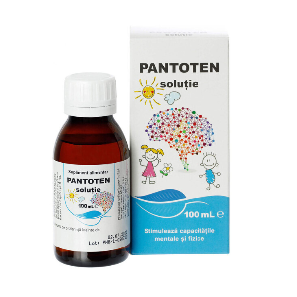 Poza produs Pantoten solutie cu fructoza, VitaPharm | 100 ml