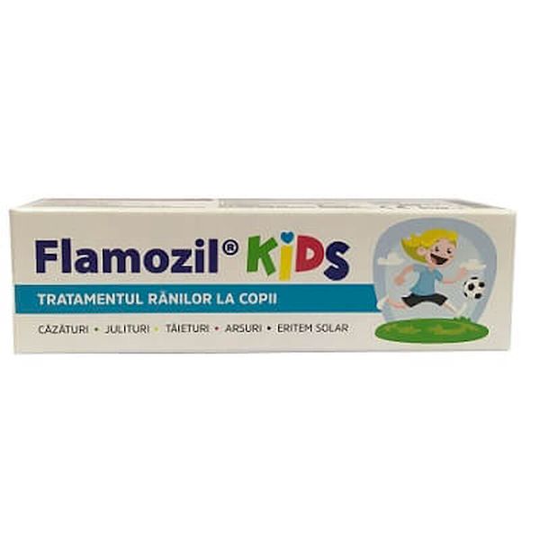 Poza produs Gel pentru tratarea ranilor la copii Flamozil, Oystershell | 20 g