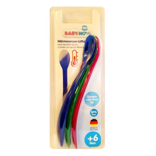 Poza produs Set lingurite Termosensibile, +6 luni, Baby Nova | 1 set  x 3 buc.