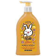 Gel de dus si sampon 2 in 1 cu aroma de grapefruit, Sanosan | 400 ml