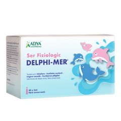 Ser fiziologic Delphi-Mer, Adya Green Pharma | 40 fiole x 5 ml