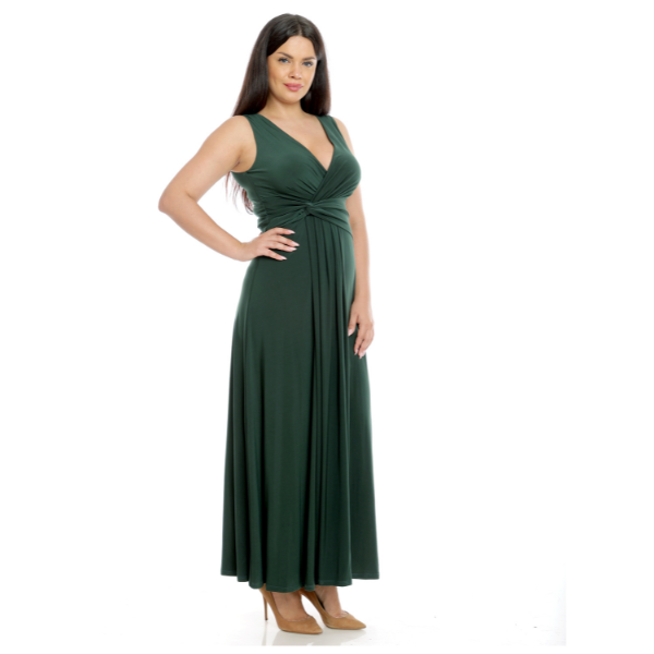 Poza produs Rochie dama DI22R46V verde olive, Dress to Impress | marimea 38