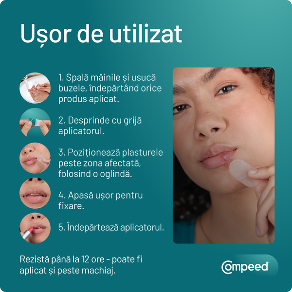 Poza produs Plasturi antiherpetici, Compeed | 15 bucati