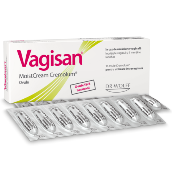 Poza produs Ovule vaginale Vagisan MoistCream Cremolum, Dr. August Wolff | 16 bucati