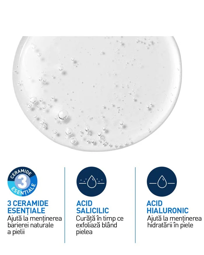 Poza produs Cerave gel de curatare anti-rugozitati pentru pielea uscata sau aspra | 473 ml
