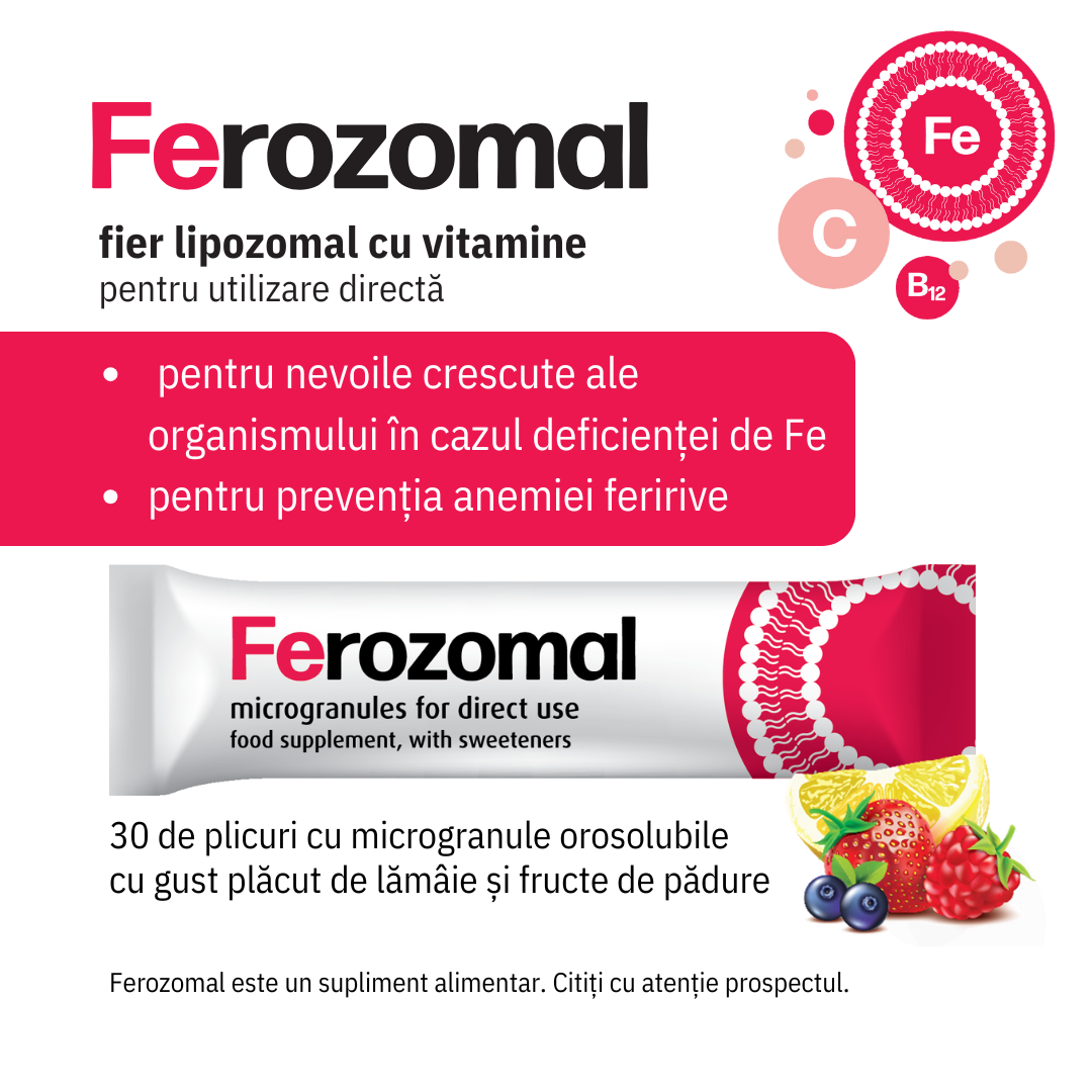 Poza produs Ferozomal, Alkaloid | 30 plicuri