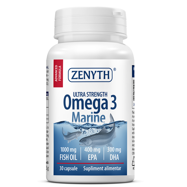 Poza produs Omega 3 Marine, 1000 mg, Zenyth Pharmaceuticals | 30 capsule