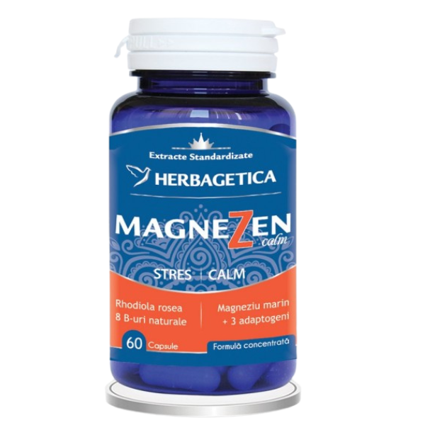 Poza produs MagneZen Stres Calm, Herbagetica | 60 capsule