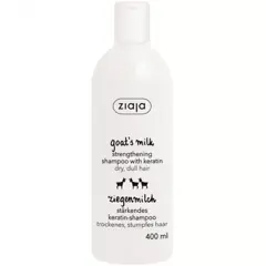 Sampon pentru intarirea firului de par cu lapte de capra si keratina, Ziaja | 400 ml