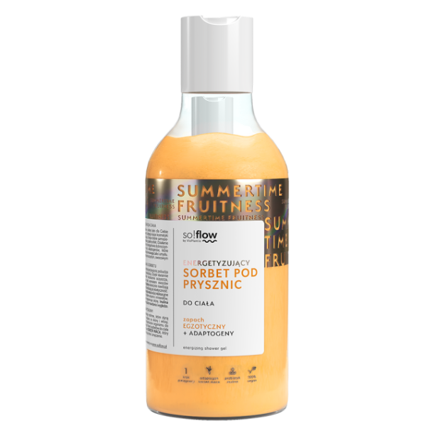 Poza produs Gel de dus So!Flow Sorbet de Fructe Exotice, Green Pharmacy | 400 ml