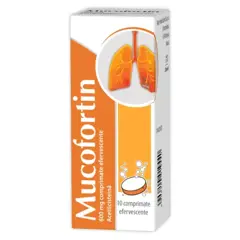 Mucofortin 600 mg, Natur Produkt | 10 comprimate efervescente