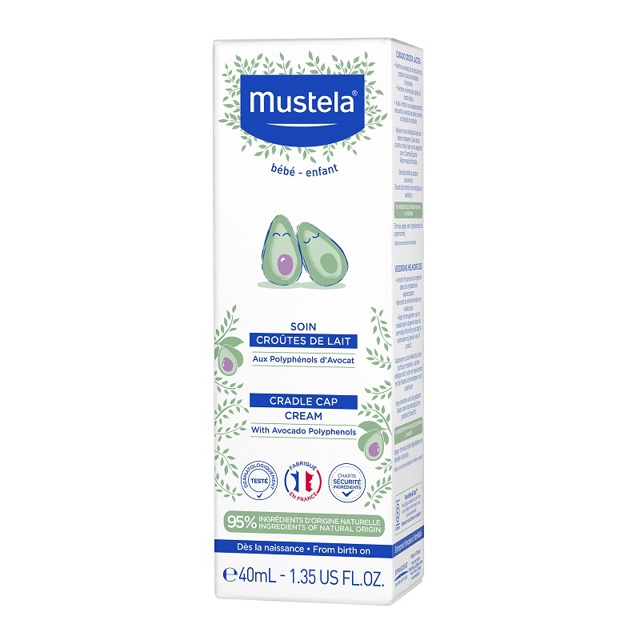 Poza produs Crema impotriva scuamelor de lapte, Mustela | 40 ml