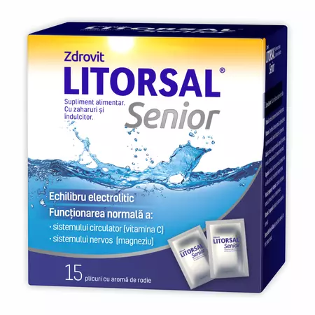 Poza produs Litorsal Senior, Zdrovit | 15 plicuri