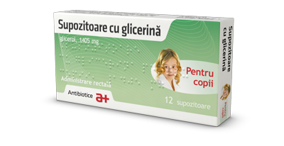 Poza produs SUPOZITOARE CU GLICERINA PT. COPII X 12
