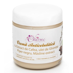 CREMA ANTICELULITICA CAFEA GHIMBIR PIPER MASLINE 250ML