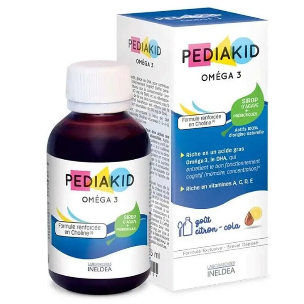 Poza produs Sirop pentru copii Omega 3, Pediakid, Laboratoires Ineldea | 125 ml