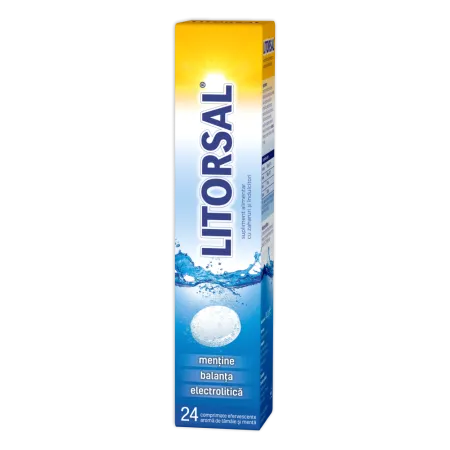 Poza produs Litorsal, Zdrovit | 24 comprimate efervescente