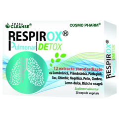Respirox Pulmonar Detox Total Cleanse, Cosmopharm | 30 capsule