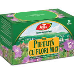 Pufulita cu flori mici, iarba, U89, ceai la plic, Fares | 20 plicuri
