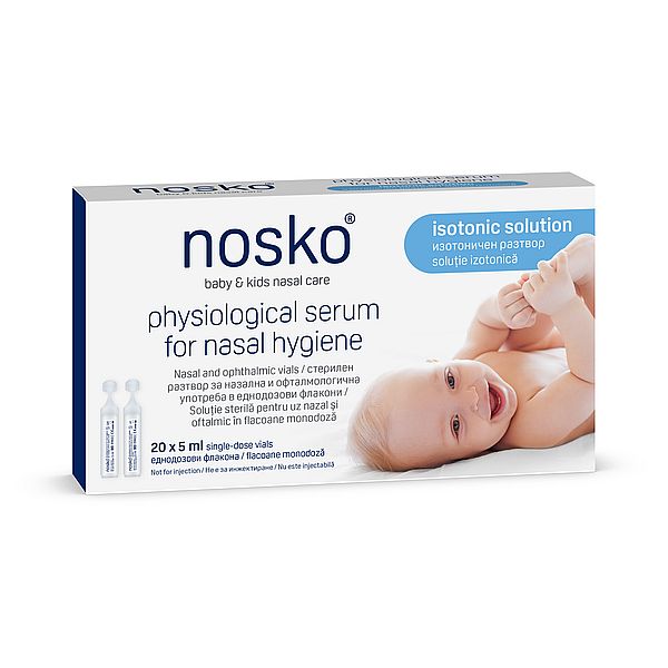 Poza produs Ser fiziologic, Nosko | 20 monodoze x 5 ml