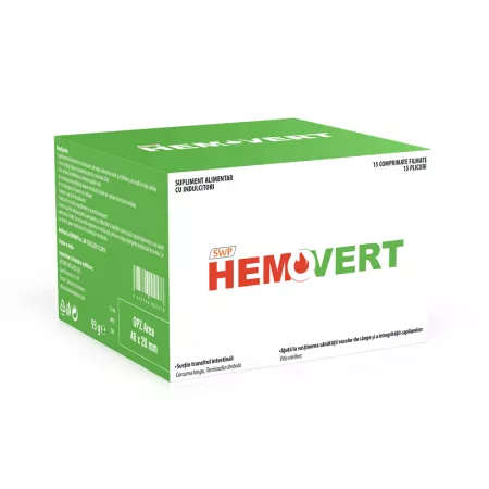 Poza produs Hemovert, Sun Wave Pharma | 15 plicuri + 15 comprimate