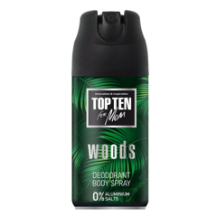 Deodorant barbati TOP TEN WOODS, Rubella | 150 ml