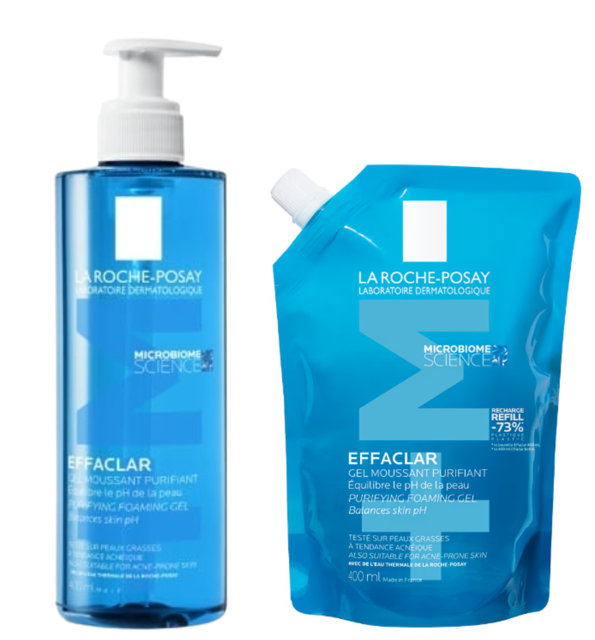 Poza produs Gel spumant purifiant +M + rezerva Effaclar, La Roche-Posay | 400 + 400 ml