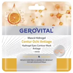 Masca contur ochi antiage Hidrogel, Gerovital, Farmec | 1 bucata