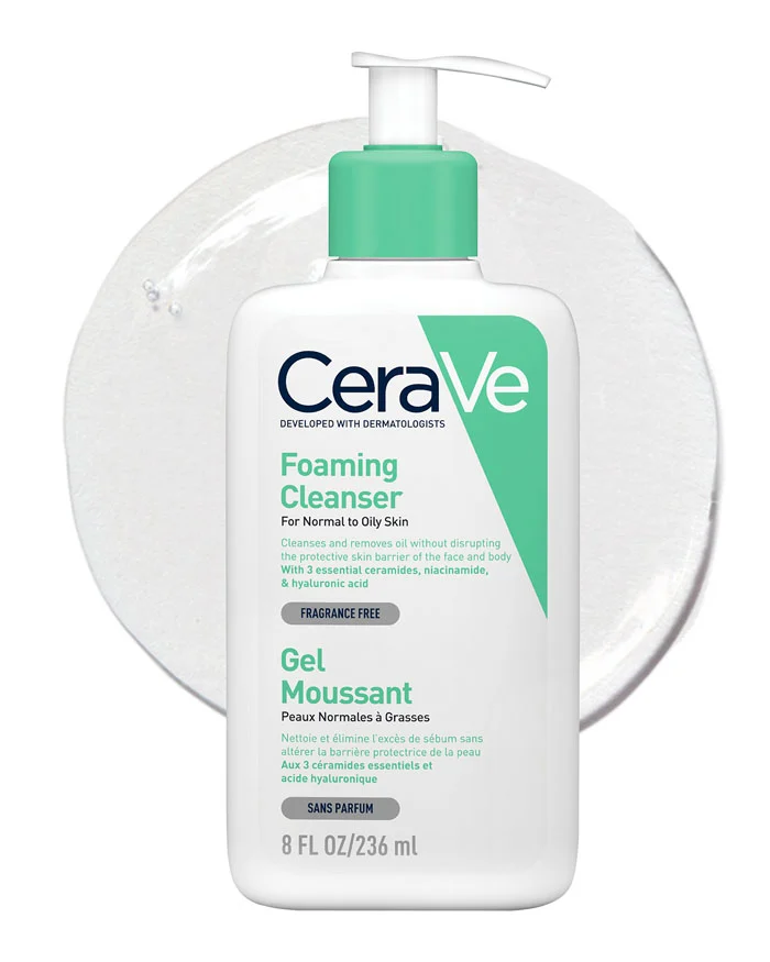Poza produs CeraVe Gel de curatare spumant piele normal-grasa | 236 ml