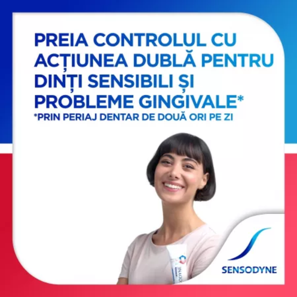 Poza produs Pasta de dinti Sensodyne Sensitive and Gum Whitening, Glaxo | 75 ml