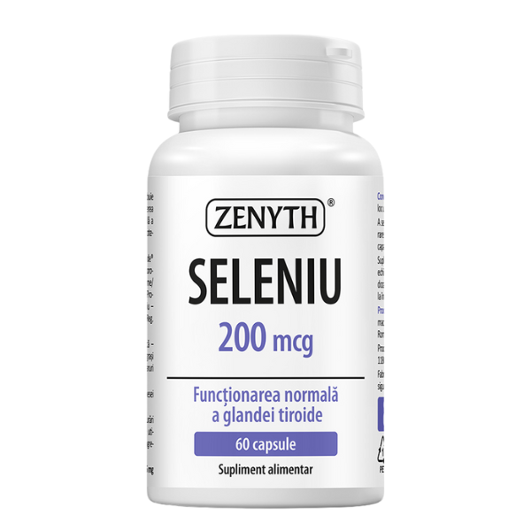 Poza produs Seleniu 200 mcg, Zenyth | 60 capsule