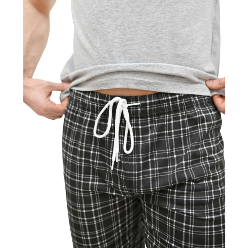 Pijama barbati PBV28 NEGRU GRI GAME OVER, Uniconf | marimea S — poza produs 3/4