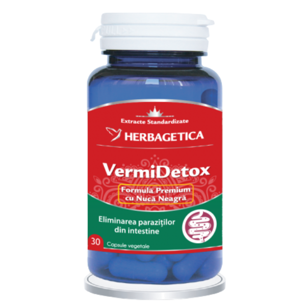Poza produs VermiDetox, Herbagetica | 30 capsule
