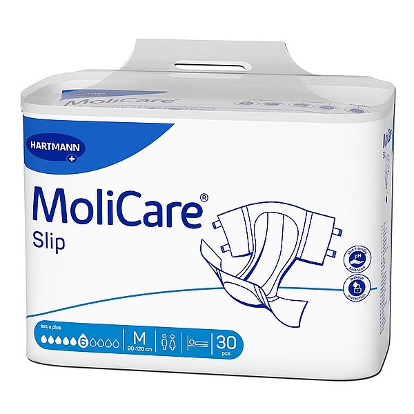 Scutece incontinenta severa adulti MoliCare Slip Extra Plus, marime M, Hartmann | 30 bucati — poza produs 1/2