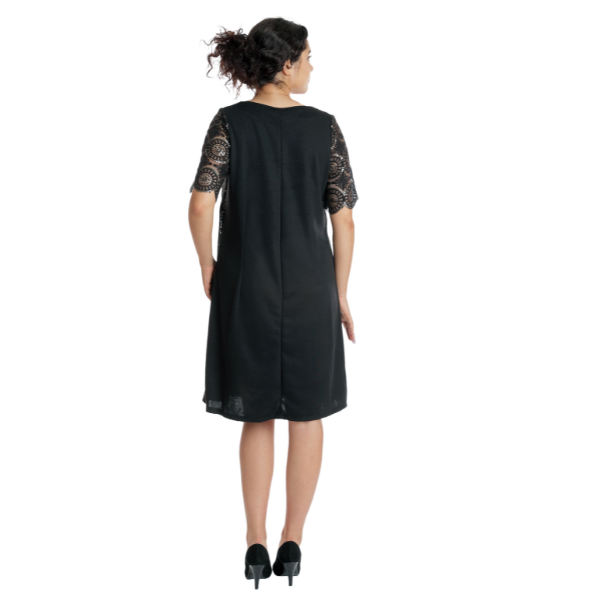 Poza produs Rochie CT24082 negru/auriu, Cesy | marimea S