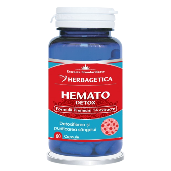 Poza produs HematoDetox, Herbagetica | 60 capsule