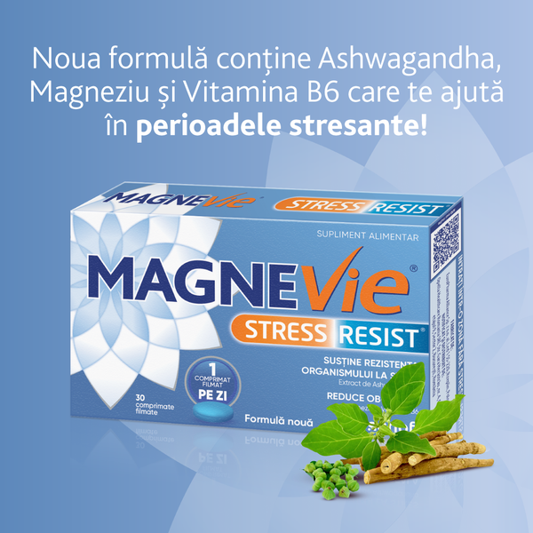 Poza produs MagneVie Stress Resist, Sanofi | 30 comprimate