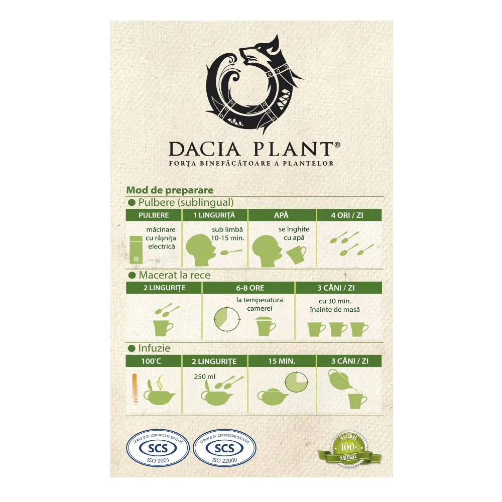 Poza produs Ceai Hepatic, Dacia Plant | 50 g