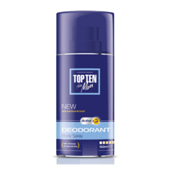 Deodorant barbati TOP TEN Active, Rubella | 150 ml