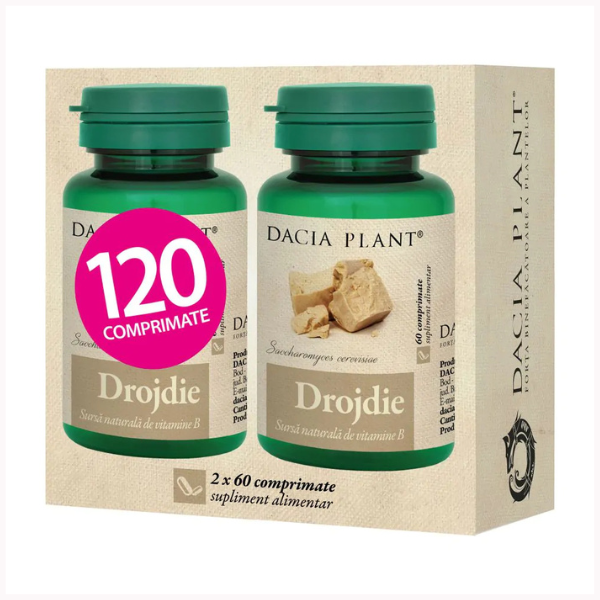 Poza produs Drojdie, Dacia Plant | 120 comprimate