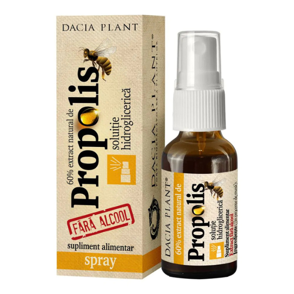Poza produs Propolis fara alcool spray, Dacia Plant | 20ml