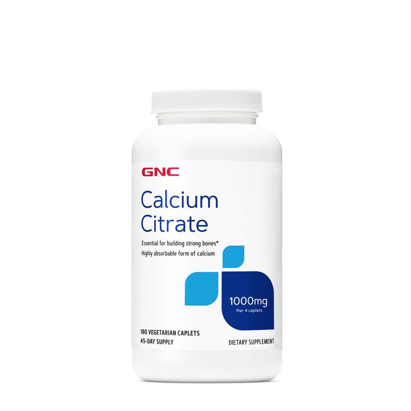 Poza produs GNC Calcium Citrate 1000 Mg, Calciu Citrat | 180 Tb