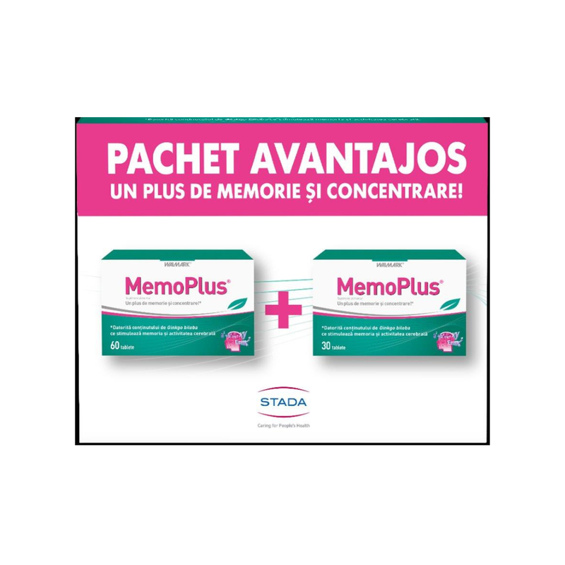 Poza produs Pachet MemoPlus, Walmark | 60 + 30 tablete