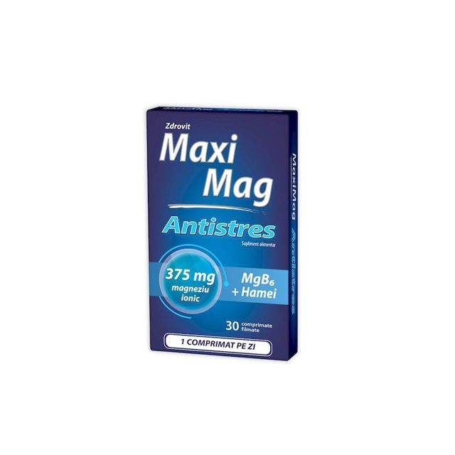 Poza produs MaxiMag Antistres | 30 comprimate