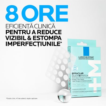Poza produs EFFACLAR DUO+ M PLASTURI ANTI-ERUPTII CUTANATE 22BUC