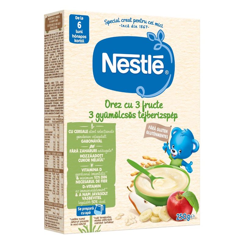 Poza produs Nestle Orez 3 Fructe, Nestle | 250G
