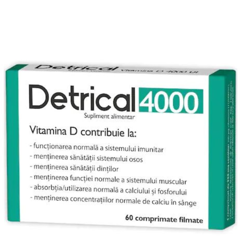 Detrical Vitamina D3 4000UI, Zdrovit | 60 comprimate